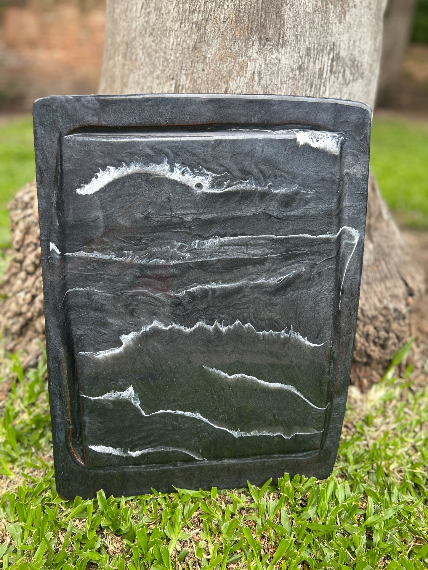 Grande negra y blanca